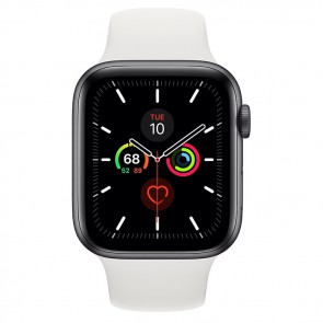 Apple Watch Series 5 40mm Aluminium Sportband Grijs Wit